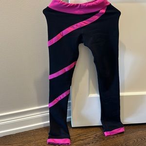 Chloe Noel girls figure skating pants. CM size. Like new. Wore one season